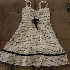 Sheet music dress